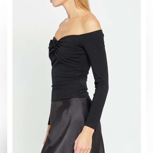 Kourt Long Sleeve Off Shoulder Top - Picture 4 of 6